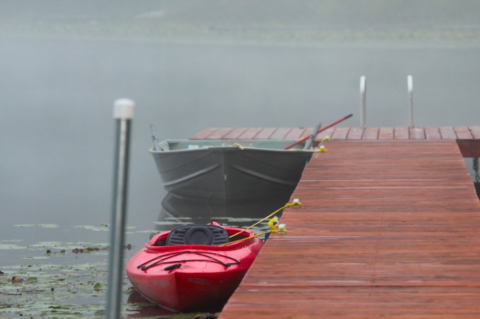 Our Dock on Misty Fall Morning copy