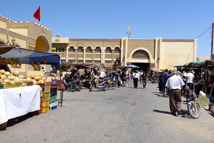 Market full of Men in Tunisia